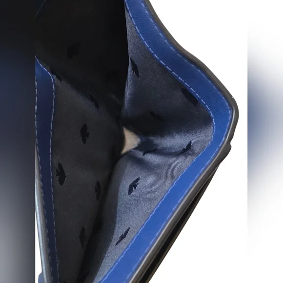 Kate Spade Multi-Color Striped Saffiano Leather Compact Wallet - Picture 6 of 6